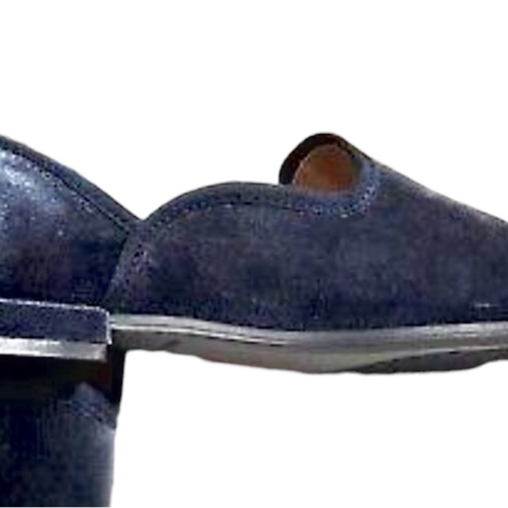 CHELSEA & VIOLET EUC Slip On Loafer in Blue Velvet Women Size 8 - Picture 7 of 10